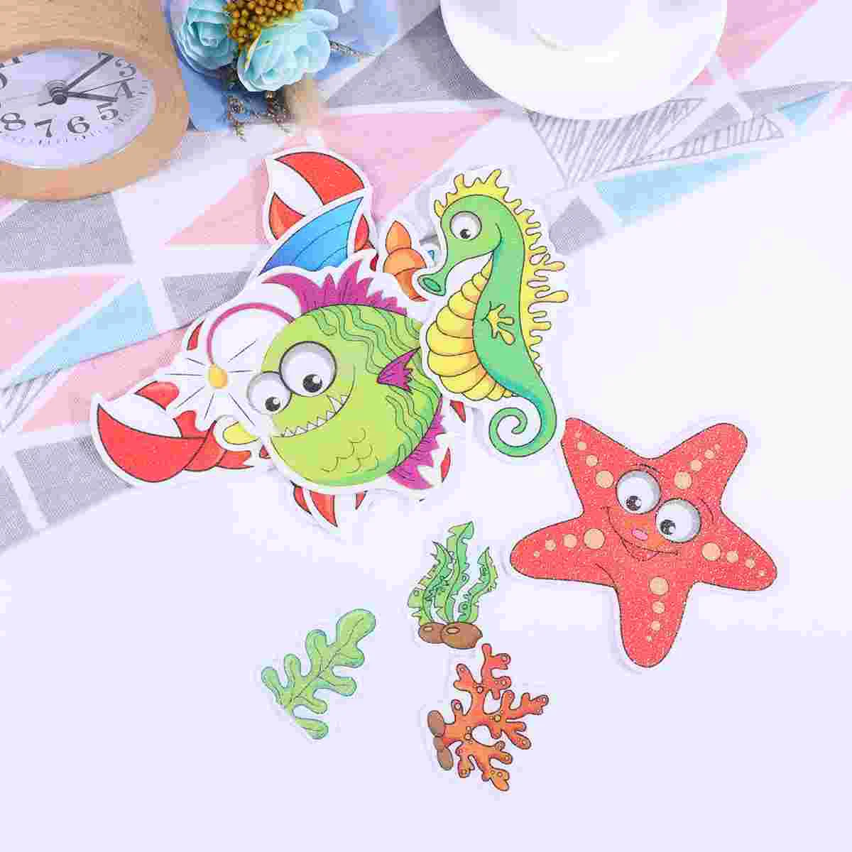 

9 PC Duct Tape Waterproof Non-slip Sand Paste Bathtub Anti-slip Stickers Pcs Cartoon