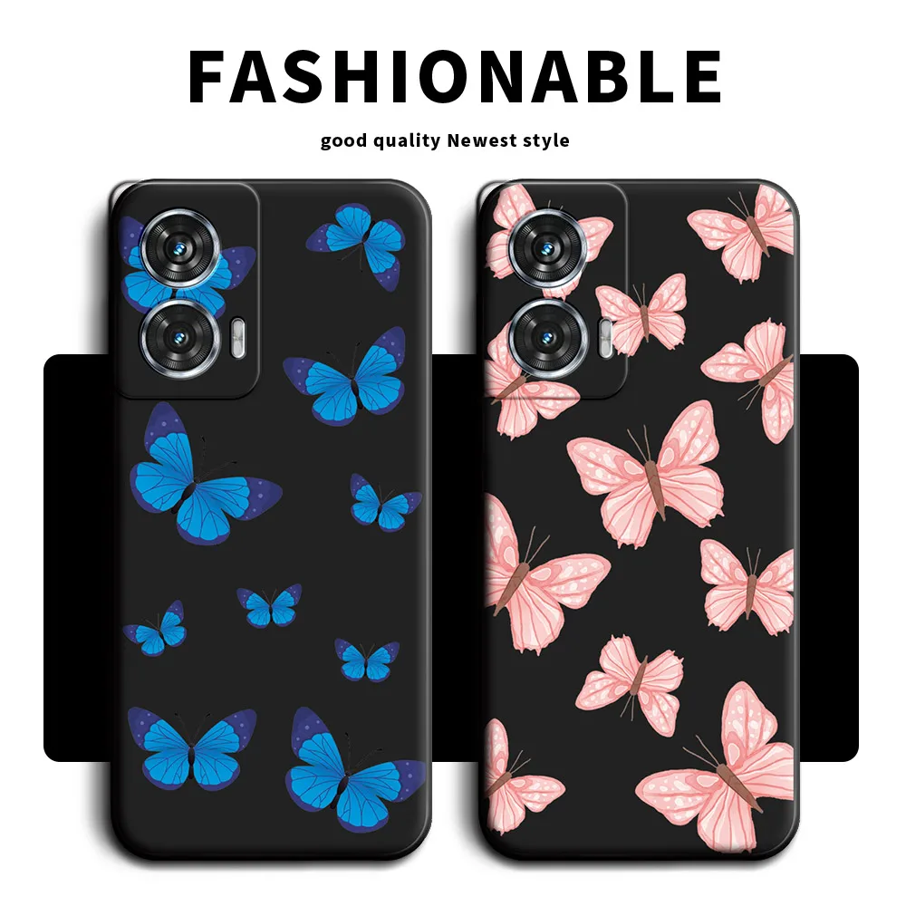 For Moto Edge 50 Ultra 50 Fusion Case Soft Silicone TPU Panda Butterfly Flower Phone Case For Motorola Moto X50 Ultra Back Cover