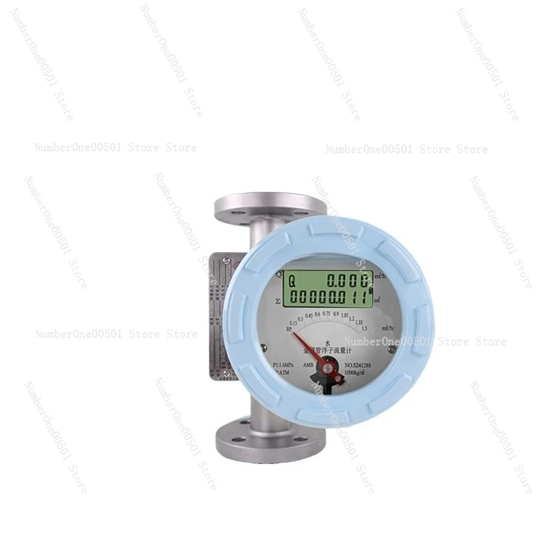 Metal Glass Plastic Tube Rotameter Flow Meter Pointer Digital Display for Air Water