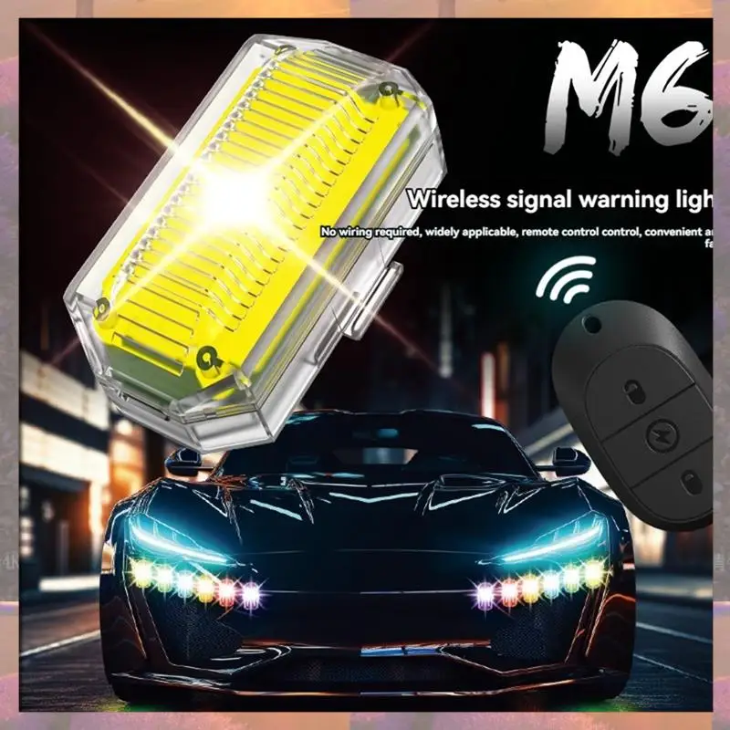Top Sale Wireless LED Drone Strobe Light For Motorcycle Car Bike 2.4G Remote Control Flash Warning Light Signal Light