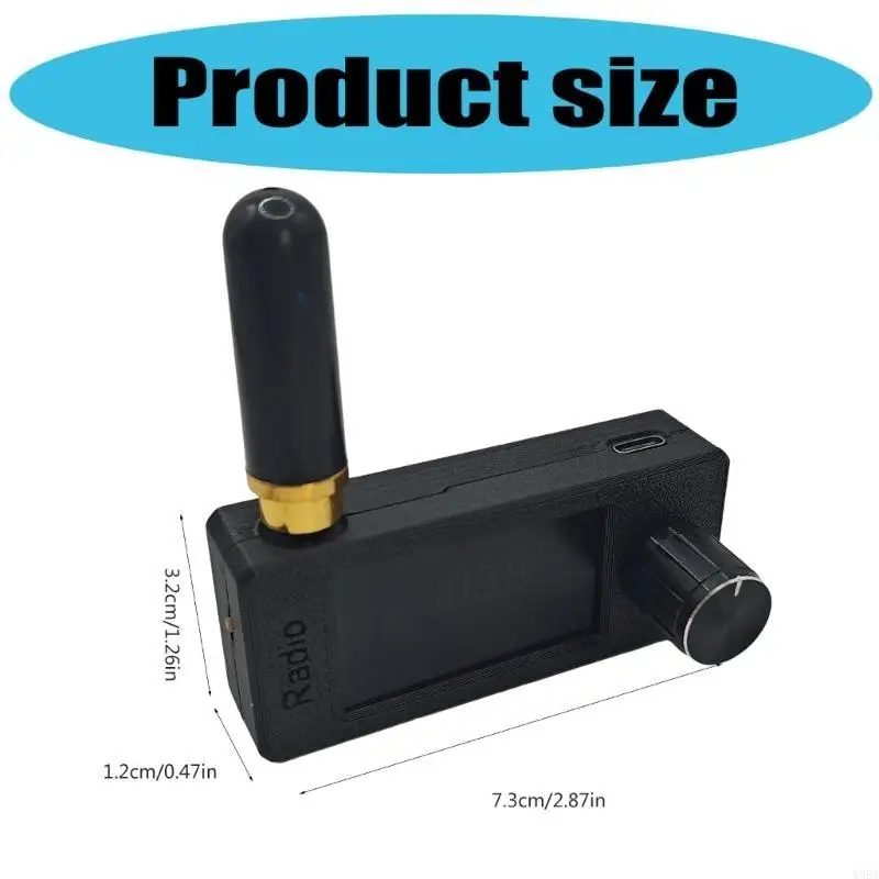 

Lightweight Shortwave Radio Receiver with Full Band Functionality Travel Friendly Small Radio Receiver