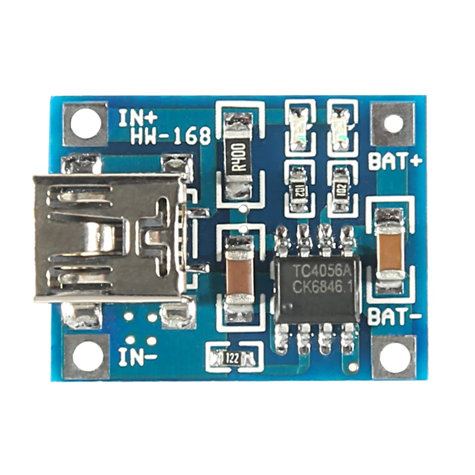 Módulo de carga de batería de litio, Micro USB, 5V, 1A, 18650, TP4056, placa de carga con protección, funciones duales, 1A, Li-ion