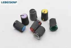 14pcs Soundcraft mixer half axle potentiometer knob cap / red yellow blue green purple white black 270 degrees audio light knob