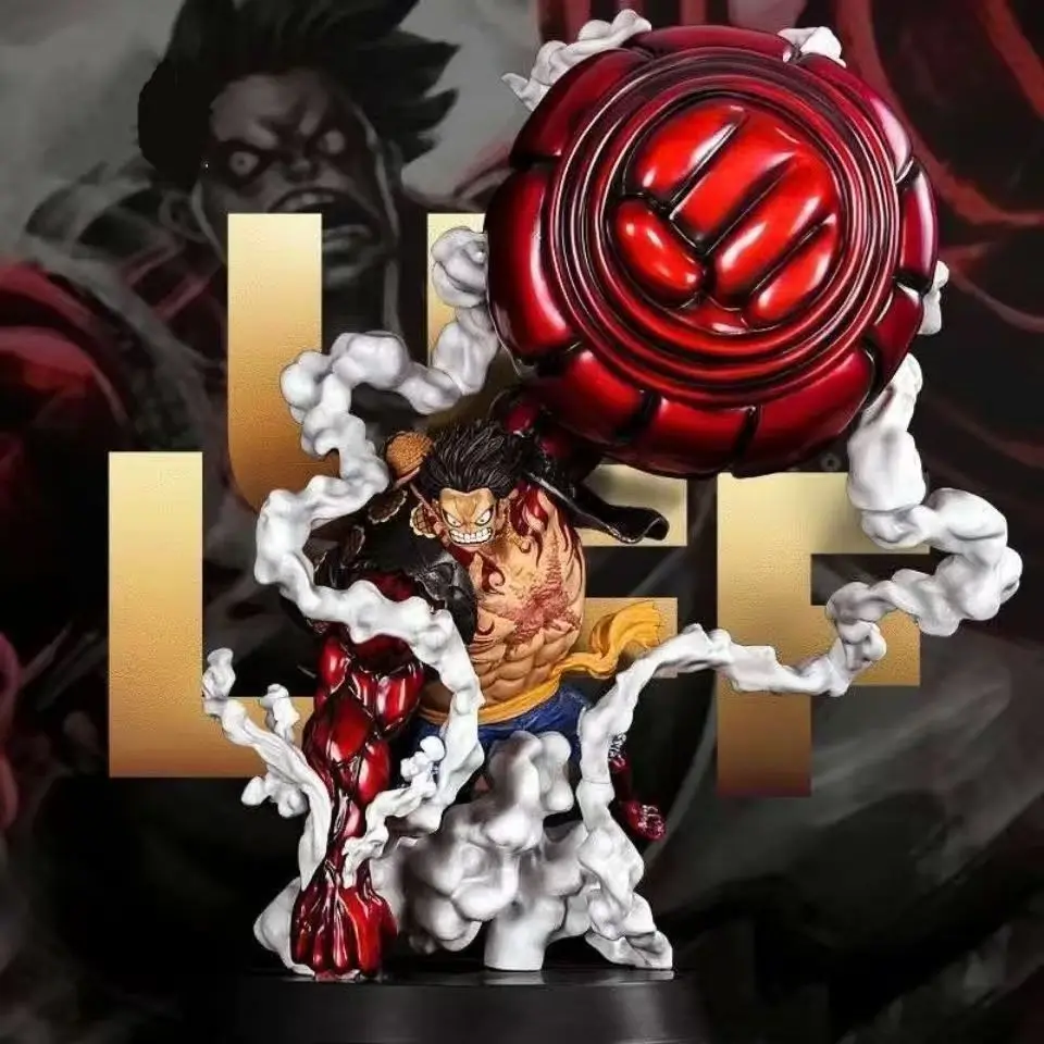 

One Piece Luffy Gear 4 Statue Giant King Kong Gun Model Desktop Decor Anime Figure Collectible Gift Boy