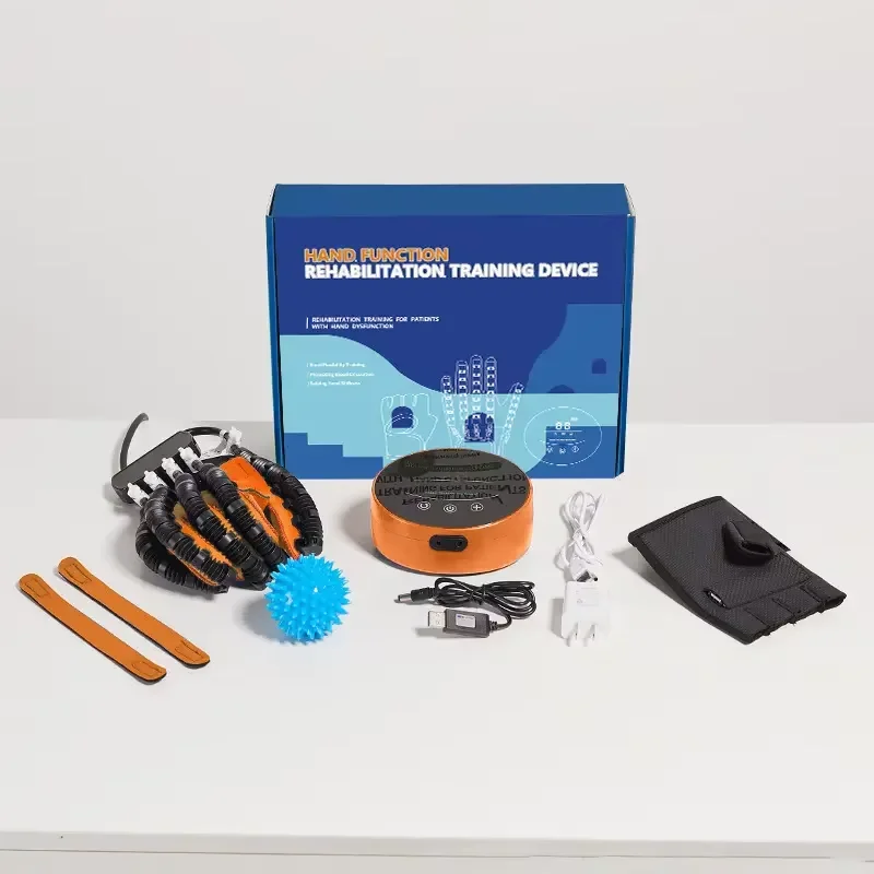 Factory Wholesale Smart Robot Five-Finger Split Trainer Electric Hand Recovery Massager Rehabilitation Gloves of Fixer Type