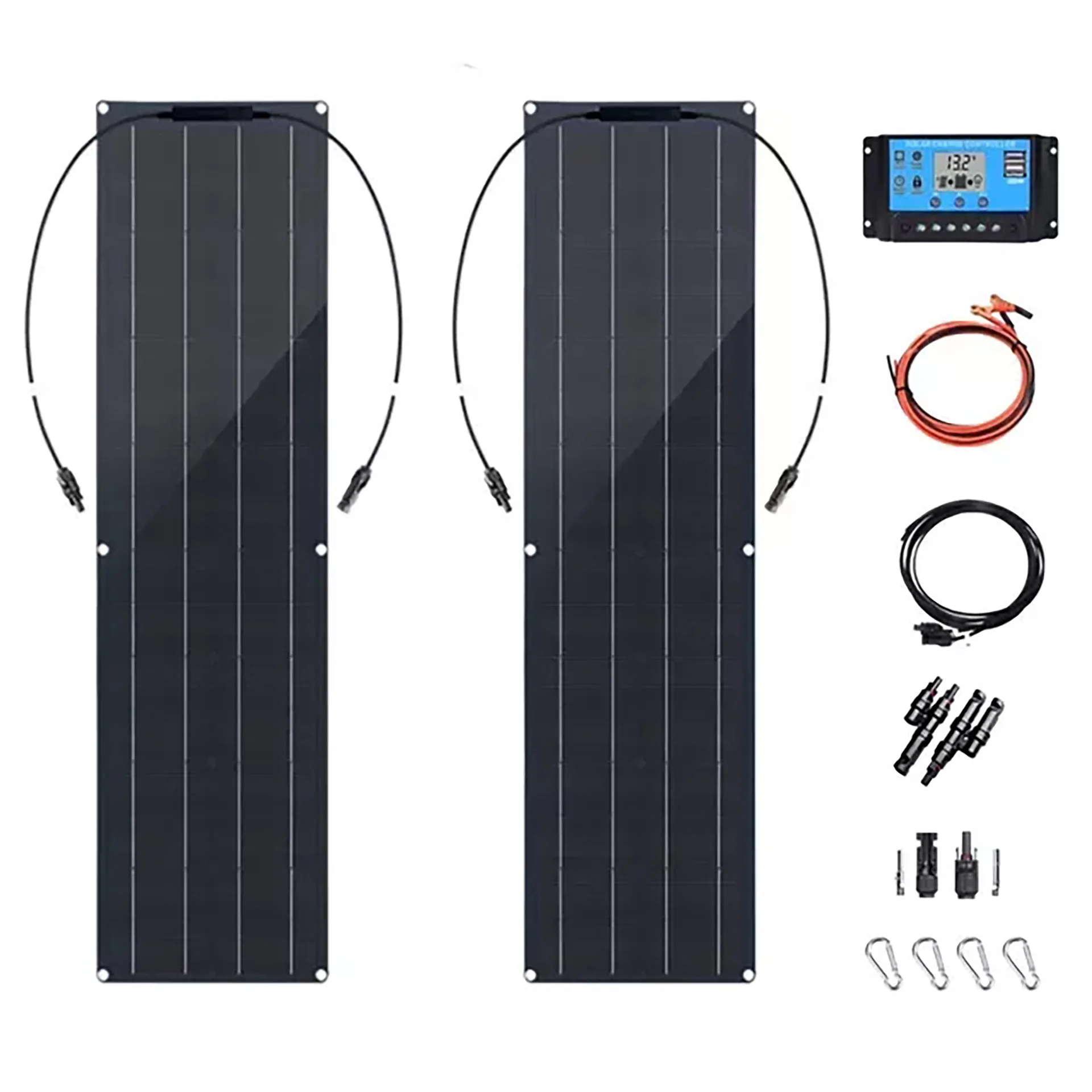 50W100W High-Efficiency Monocrystalline Silicon Solar Panel Solar Photovoltaic System Camping Rv Yacht Street Light