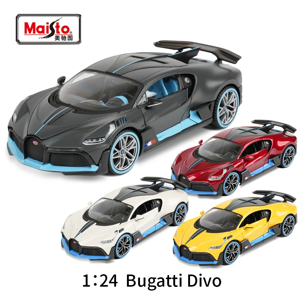 

Maisto 1:24 Bugatti Divo Sports Car Static Die Cast Vehicles Collectible Model Car Toys