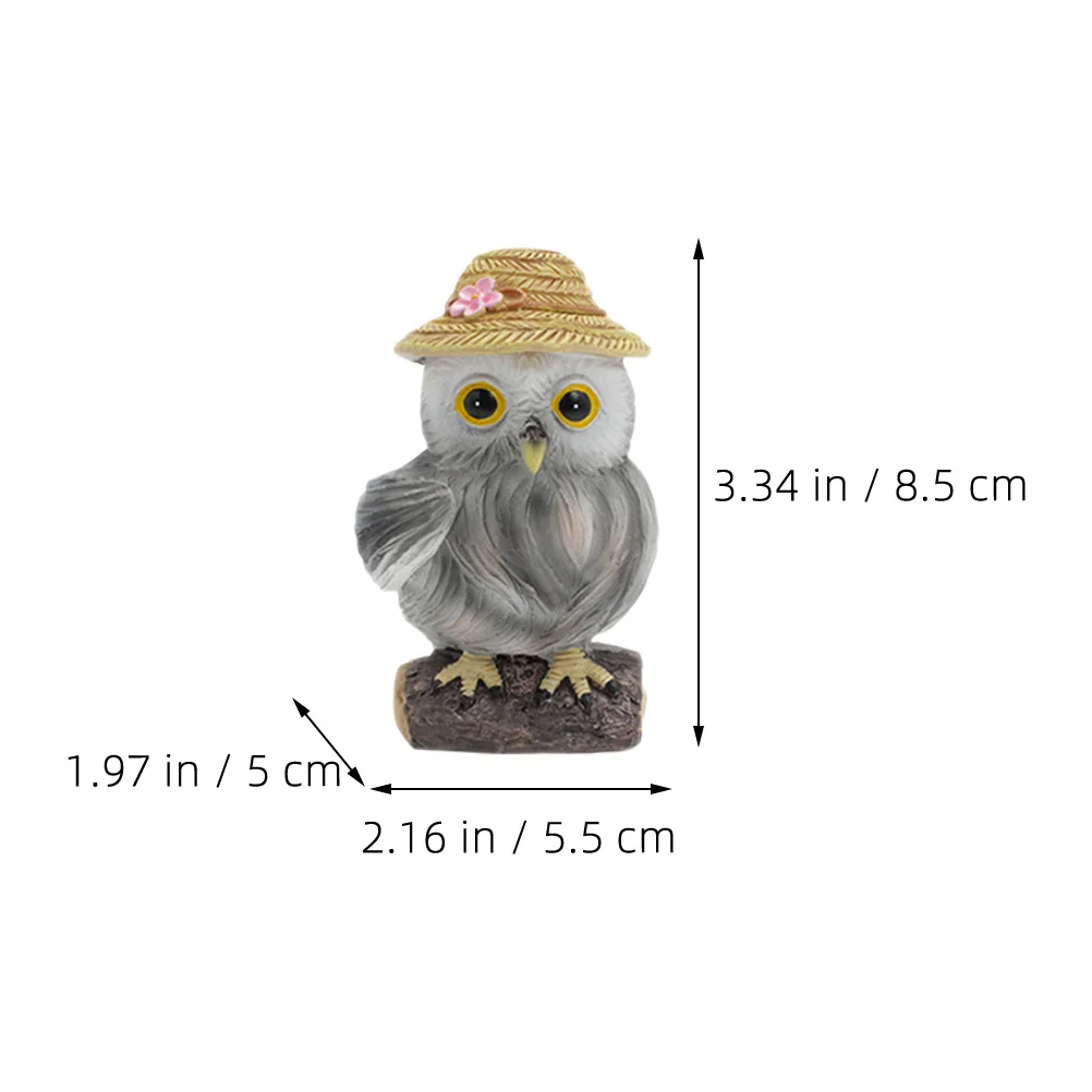 

3Sets Garden Owl Windmill Decoration Rotating Pinwheels Outdoor Yard Stakes Adorable Decorative Wind Pinwheel for Garden