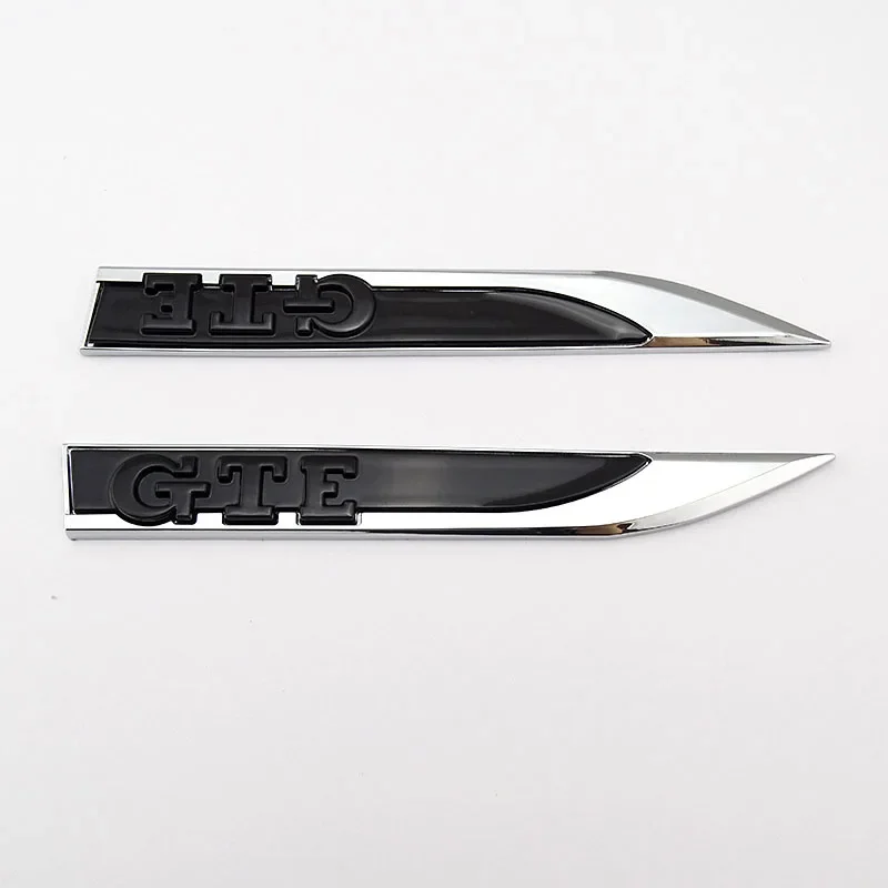 3D Adhesive Auto Body Kits Door Fender Knife GTE Logo Badge Emblem Car Sticker For VW GOLF 4 5 6 7 MK7 MK5 MK6 GTE