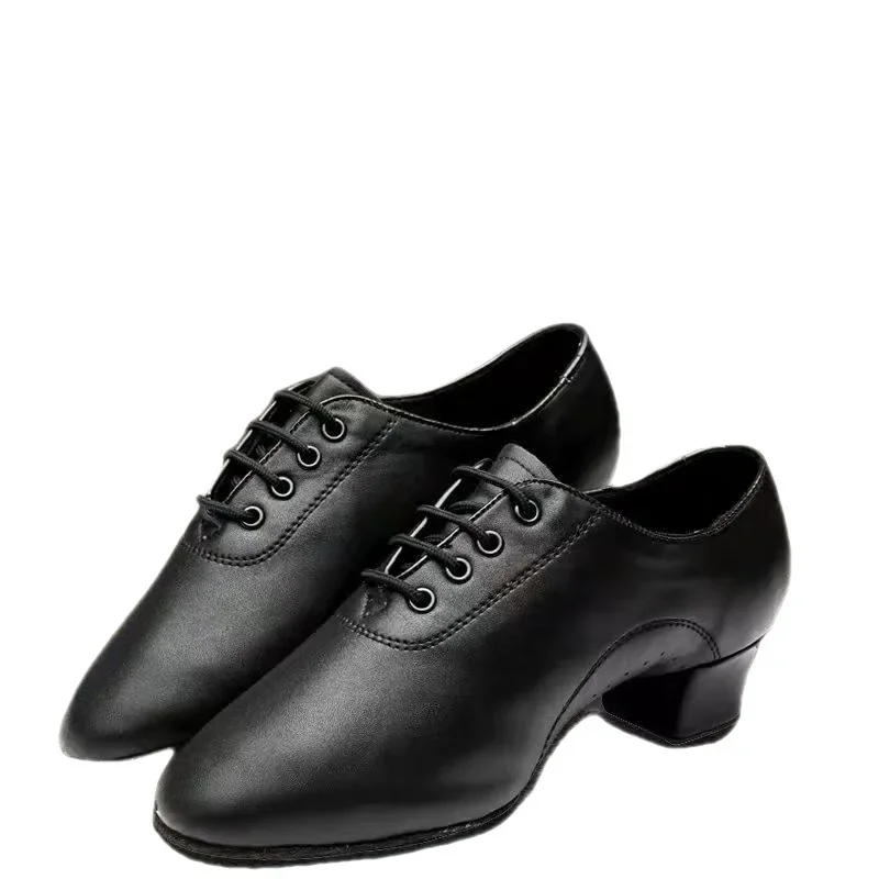 Chaussures de danse à trois l'offre elles souples pour adultes, danse latine, salsa, Chacha, garçons adultes, garçons modernes, hommes pour pratiquer m