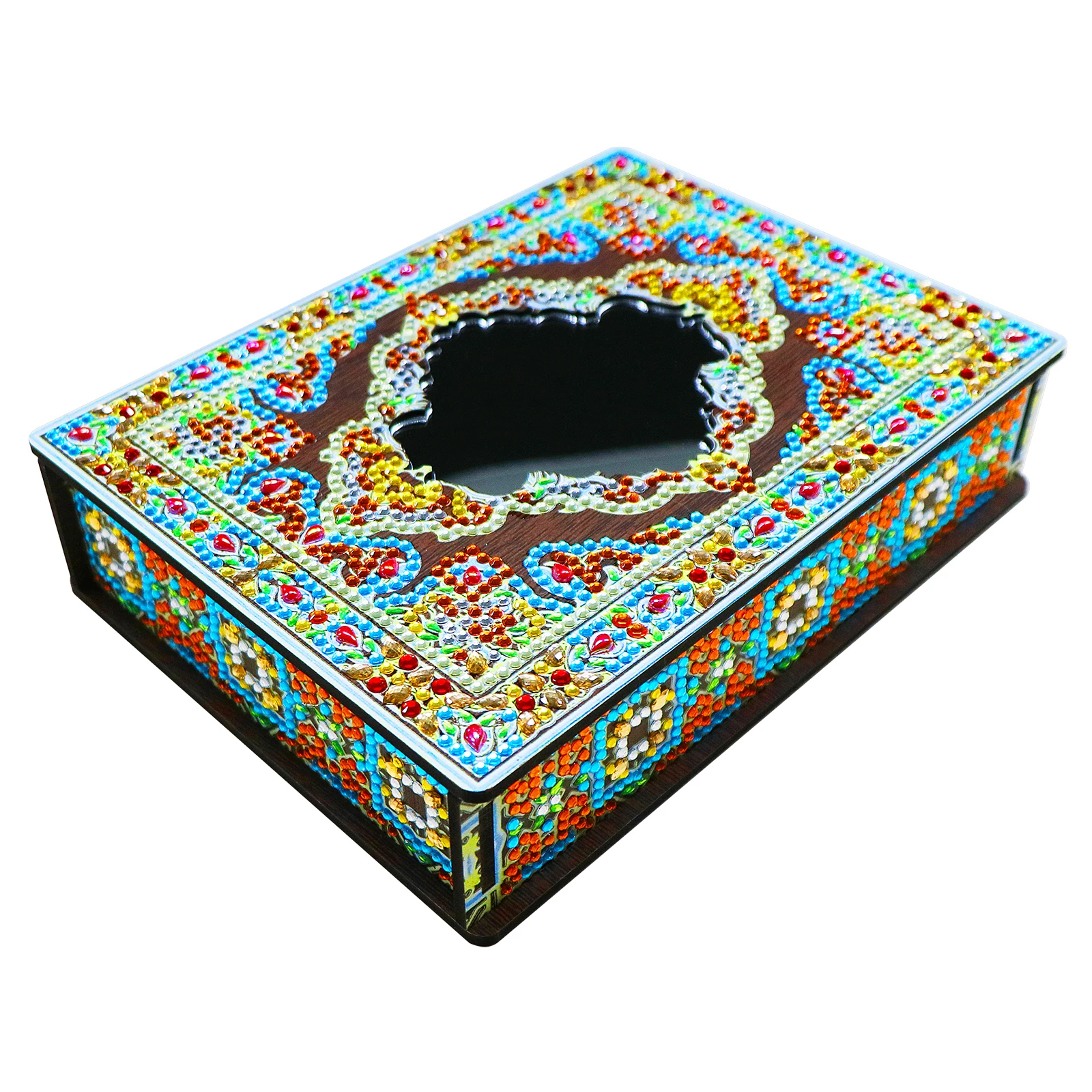 Special Shaped Bright Drill Diamond Painting Jewelry Box Birthday Gift DIY Mandala Jewelry Storage Box Organizer Case Mosaic Set