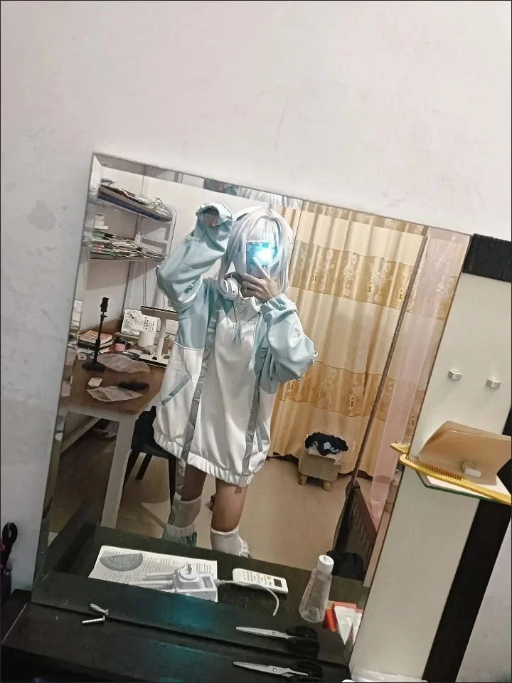 

Японские толстовки с кошачьими ушками Kawaii контрастного цвета Y2k, эстетичная повседневная женская толстовка большого размера, Harajuku, осенняя толстовка на молнии