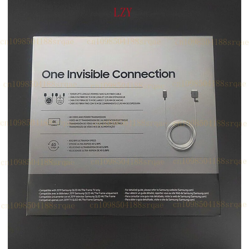 Оригинальный соединительный кабель Samsung QLED Q TV BN39-02470A длиной 5–15 м, один невидимый соединительный кабель