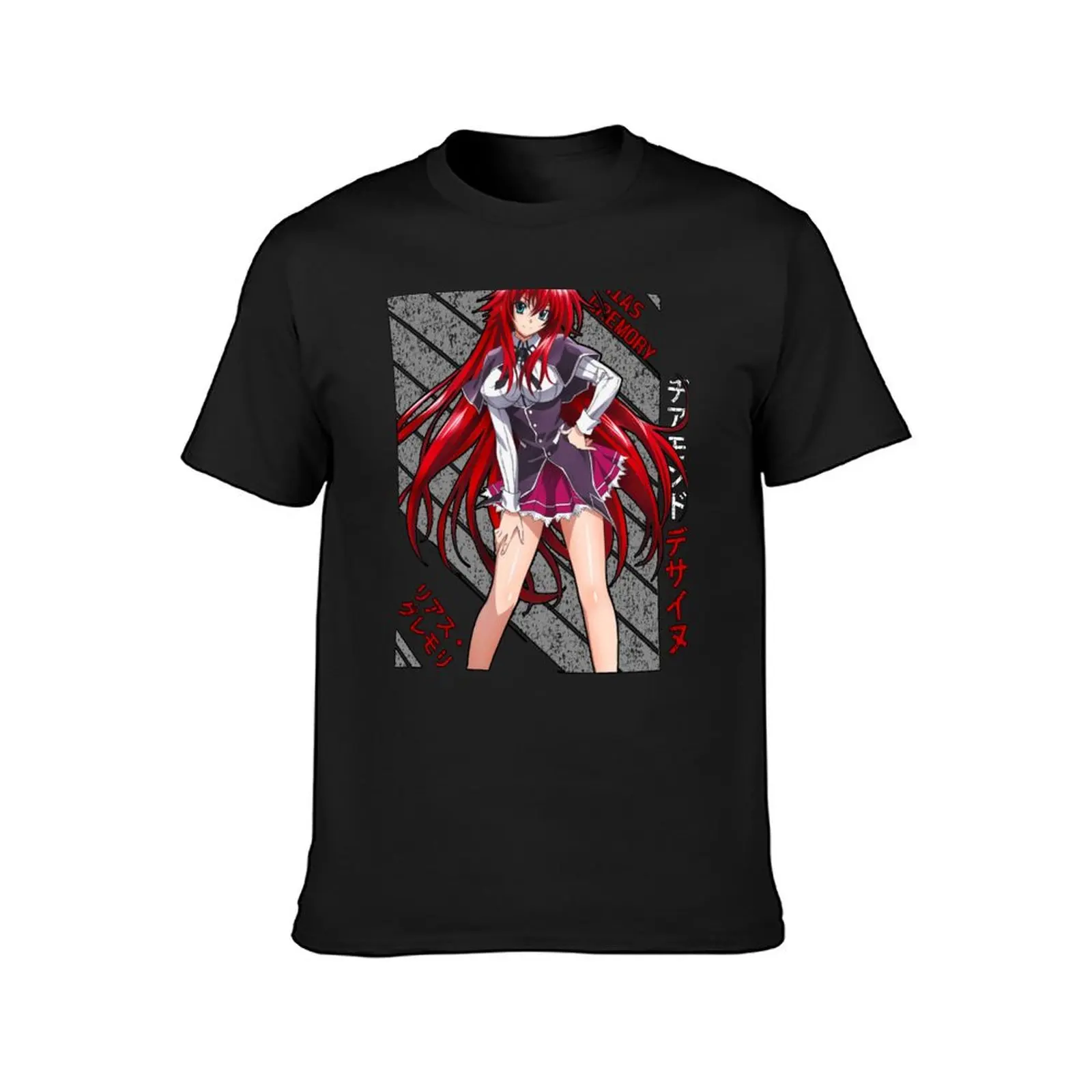 Rias Gremory - High School DxD T-Shirt blacks oversized plus size tops big and tall t shirts for men