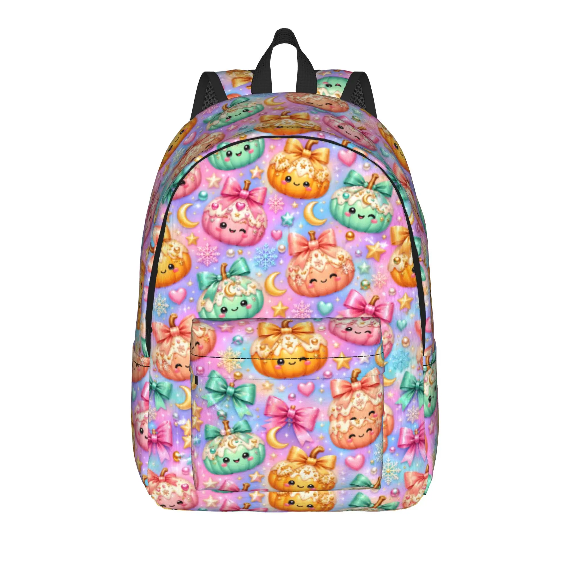Galaxy Xiaolongbao Bow Backpack  Outdoor Backpacks Boy Girl Style High School Bags Custom Breathable Rucksack