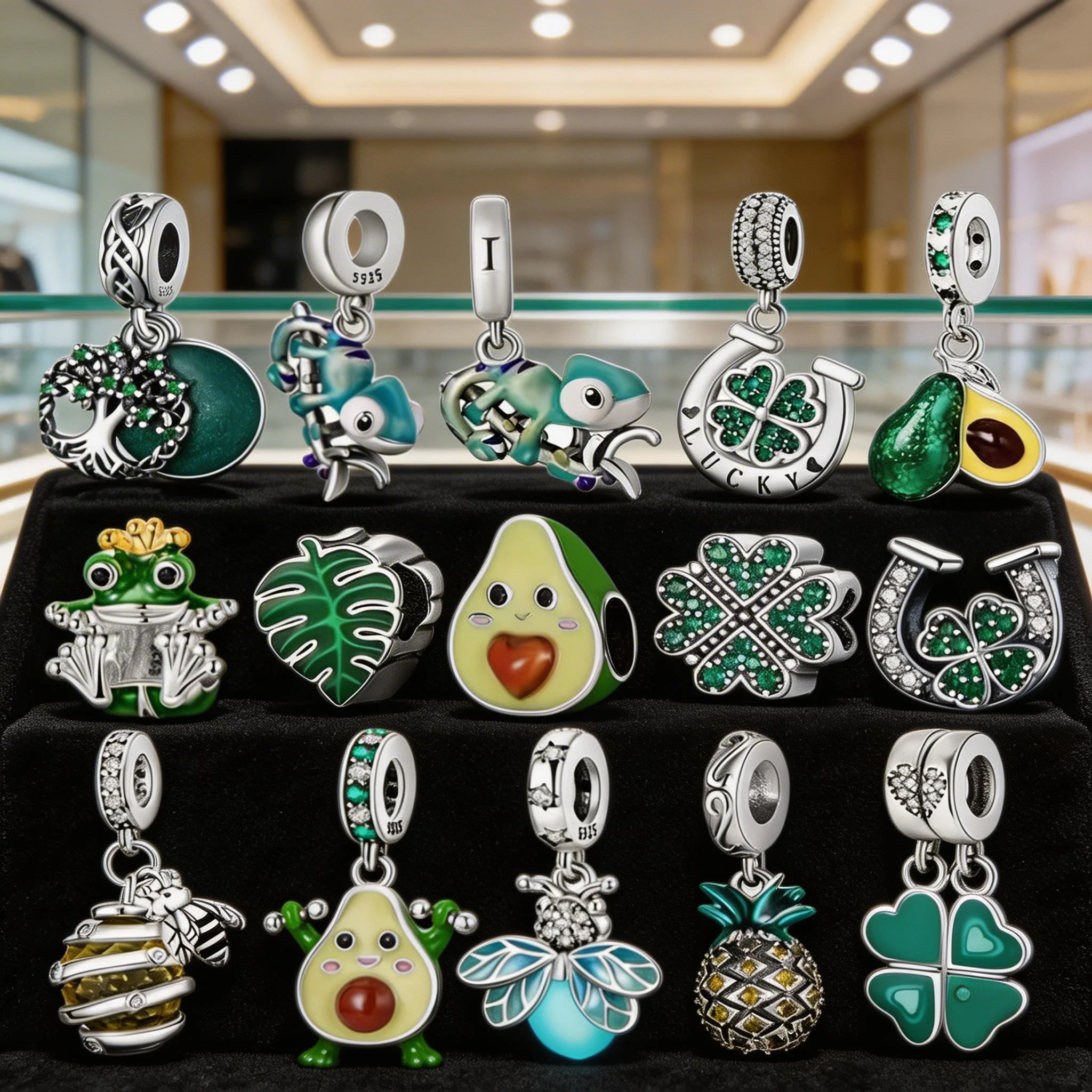 

Подвеска-шарм в виде четырехлистного клевера из стерлингового серебра 925 пробы с кубическим цирконием, подходит для браслетов и ожерелий своими руками, подарок для нее, Colgante Plata