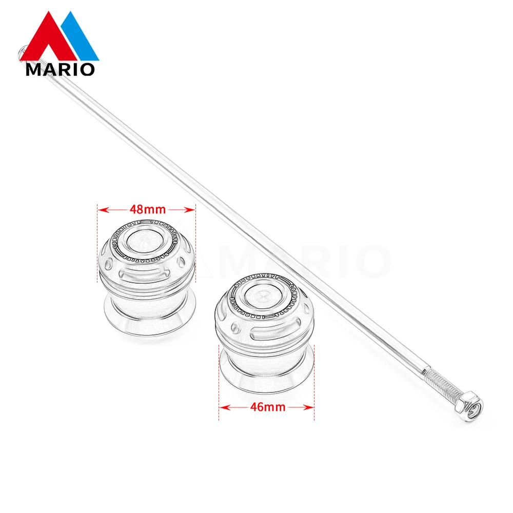 Motorcycle Front or Rear Wheel Protector Axle Fork Crash Protect Slider For XSR700 2016- XSR700 XTribute 2018-