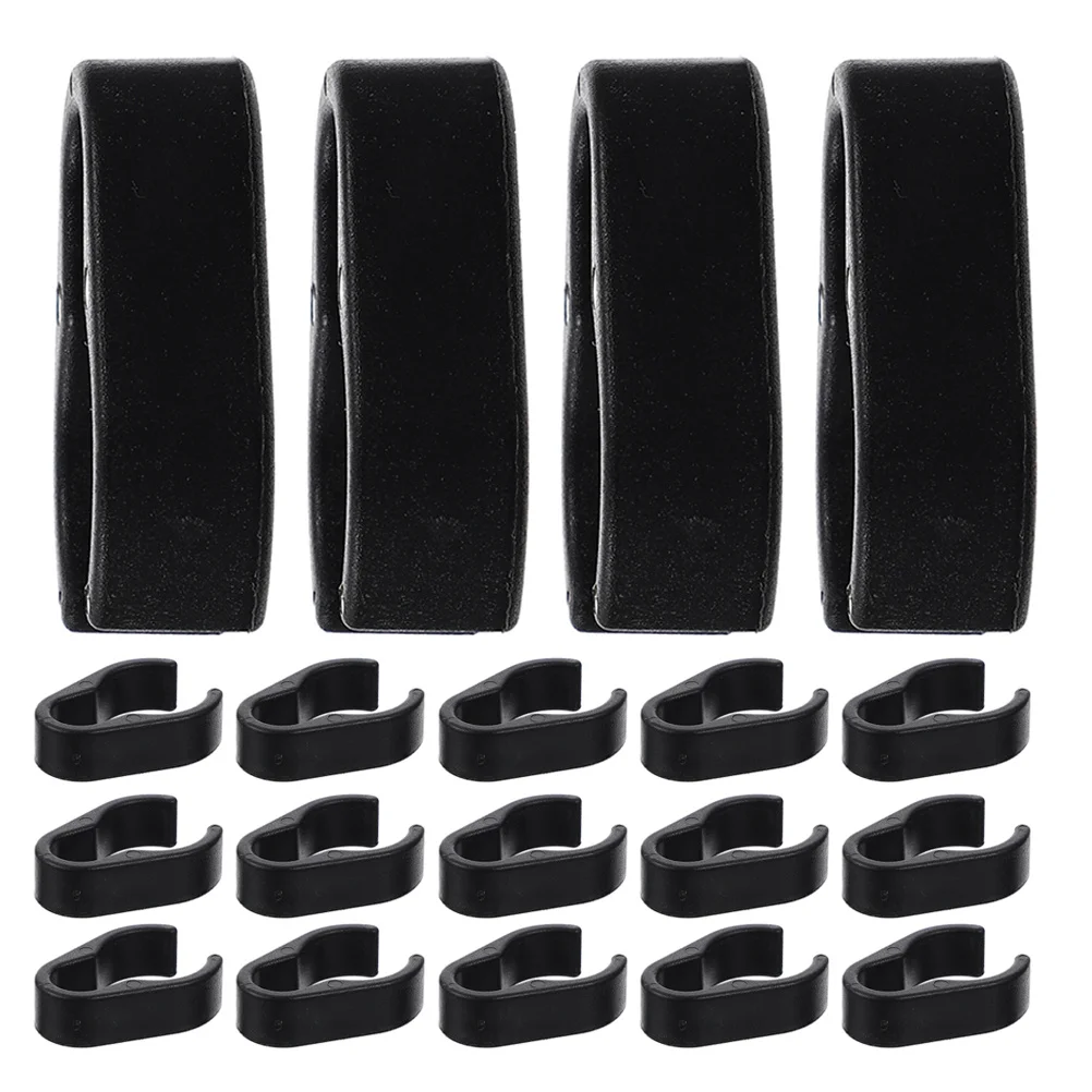 

50Pcs Universal Mic Cable Holders Plastic Clips for Microphone Pole Cord Organizer Easy Use Studio Accessories