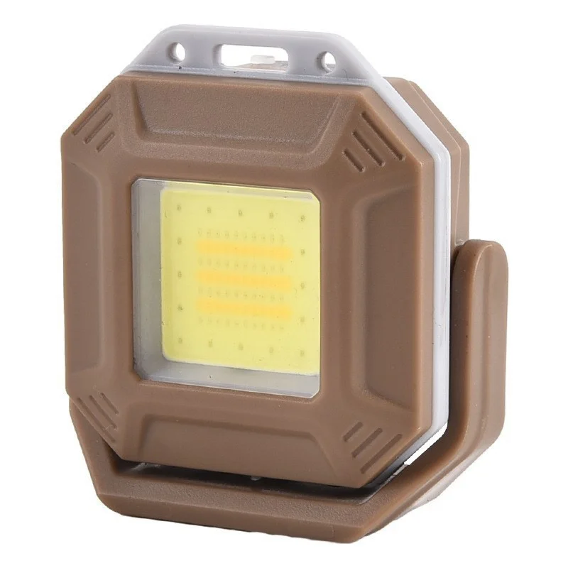 Mini Rechargeable Work Light, Super Bright COB Keychain Light, With Magnet, For Outdoor Camping, Hiking