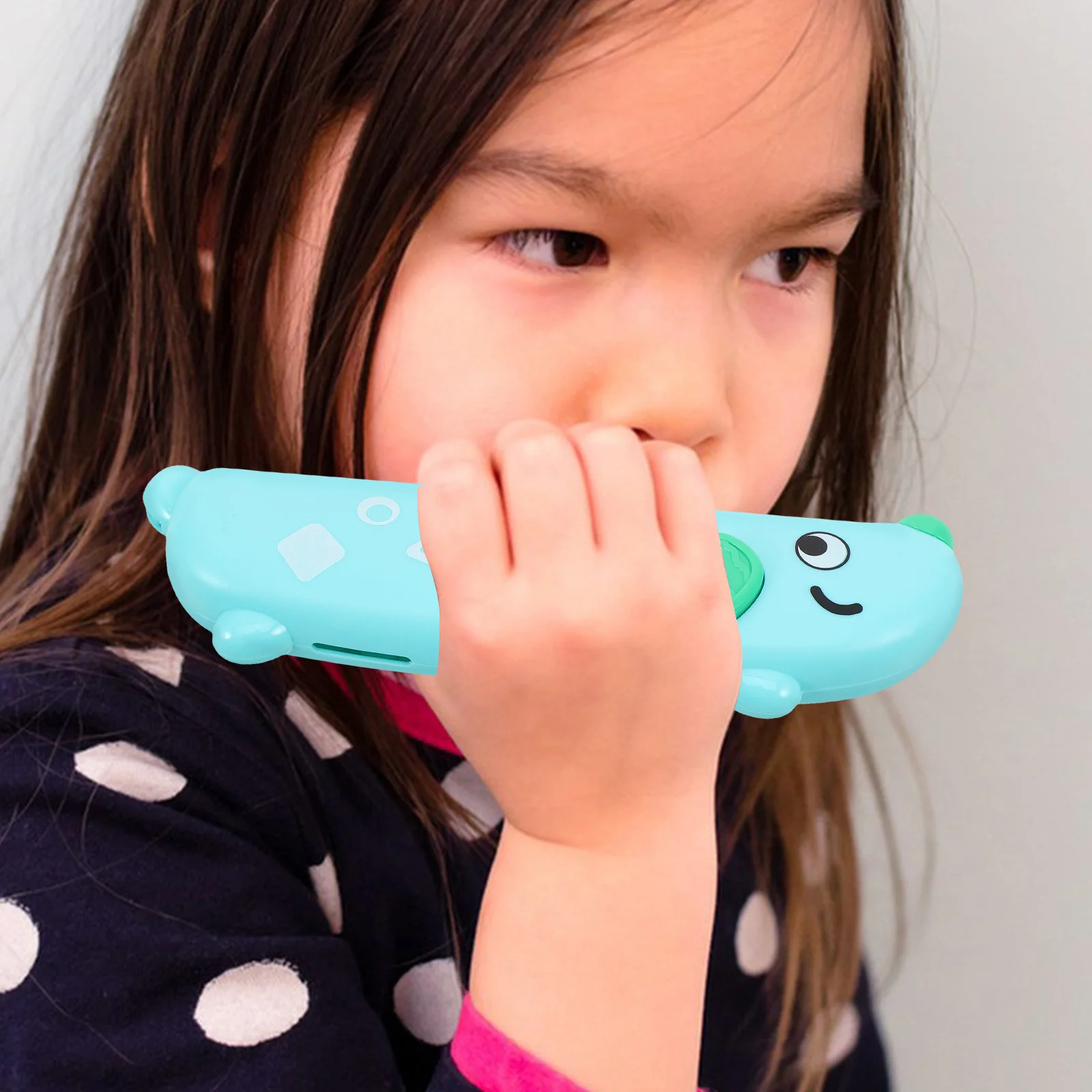 

Kids Cartoon Harmonica 16 Hole Washable Portable Musical Instrument Early Education Breath Control Training for Children