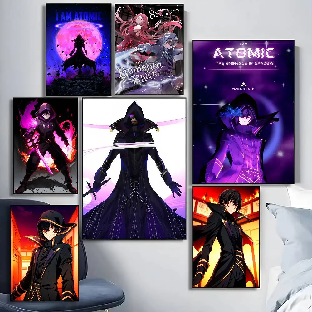 

Anime The Eminence in Shadow Cid Kagenou Poster Waterproof HD Art Wall Decal Self-Adhesive Print. Aesthetic Home Room Decor for
