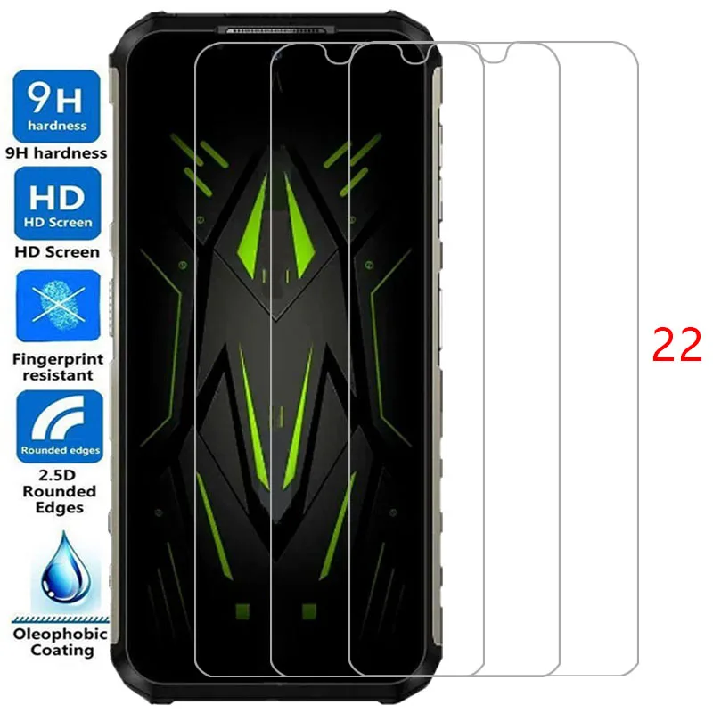 phone case for ulefone armor 22 tempered glass screen protector on armor22 back cover 360 22case
