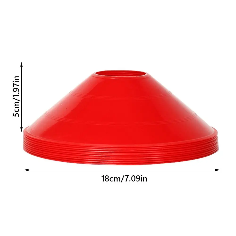 50PCS Multicolor Football Training Logo Disc with Storage Bags Round Mouth Obstacle Cone Equipment Marker