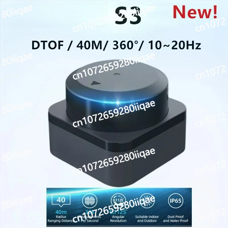 

Scanning Radius Sensor Scanne DTOF Lidar S3 for Outdoor Obstacle Avoidance and Navigation of AGV 360° 40m