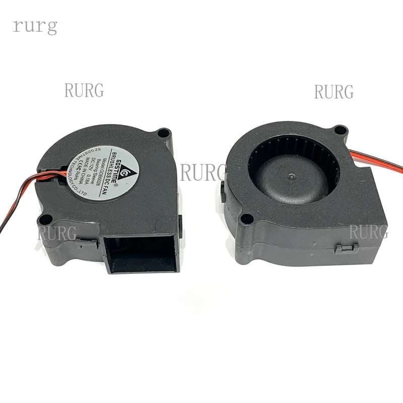 R+ 2pcs Brushless GDB6028 DC 12 Volt Blower Cooling 2 Pin 60x28mm Computer 0.18A