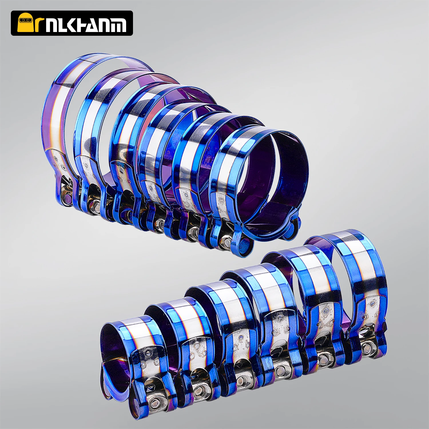 Motorcycle exhaust system special full size screw clamp
