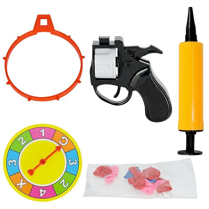 Kids Party Balloons Tricky Toys Party Roulette Balloon Game Props Spoof Toys Lucky Child Party Game Parent-Child Interaction