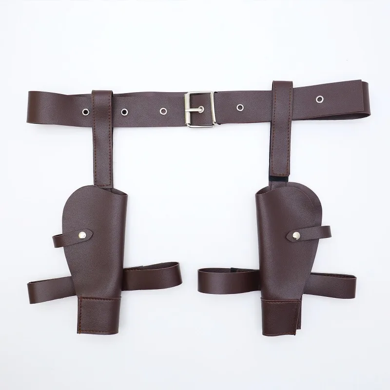 Zestaw Akcesoriów Kostiumowych Lara Croft - Regulowany Pas na Broń z Podwójnymi Uchwytami do Cosplayu, na Boże Narodzenie i Walentynki