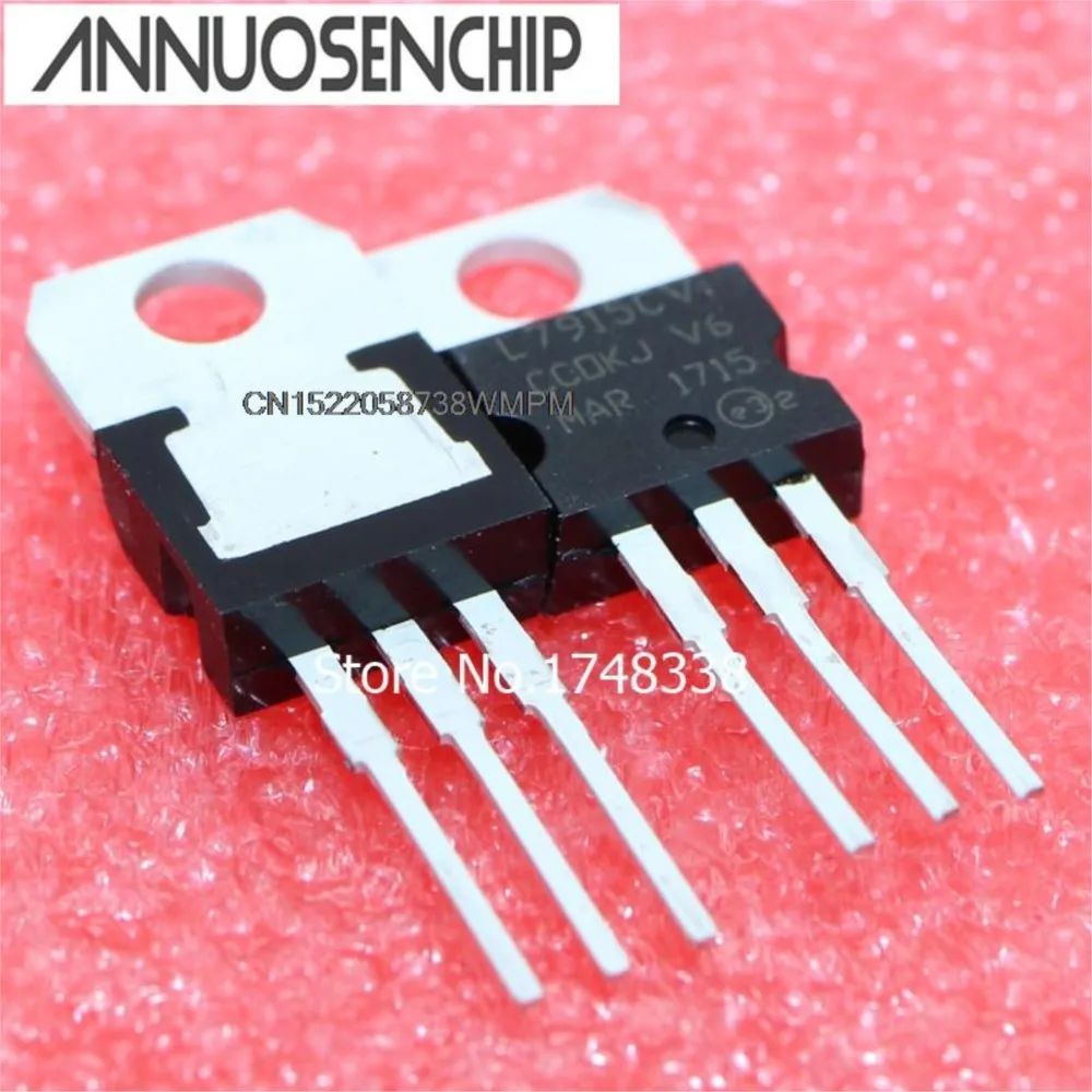 10PCS New and Original  L7915 TO220 REG LDO -15V 1.5A TO220 NEW GOOD QUALITY LM7915 L7915CV