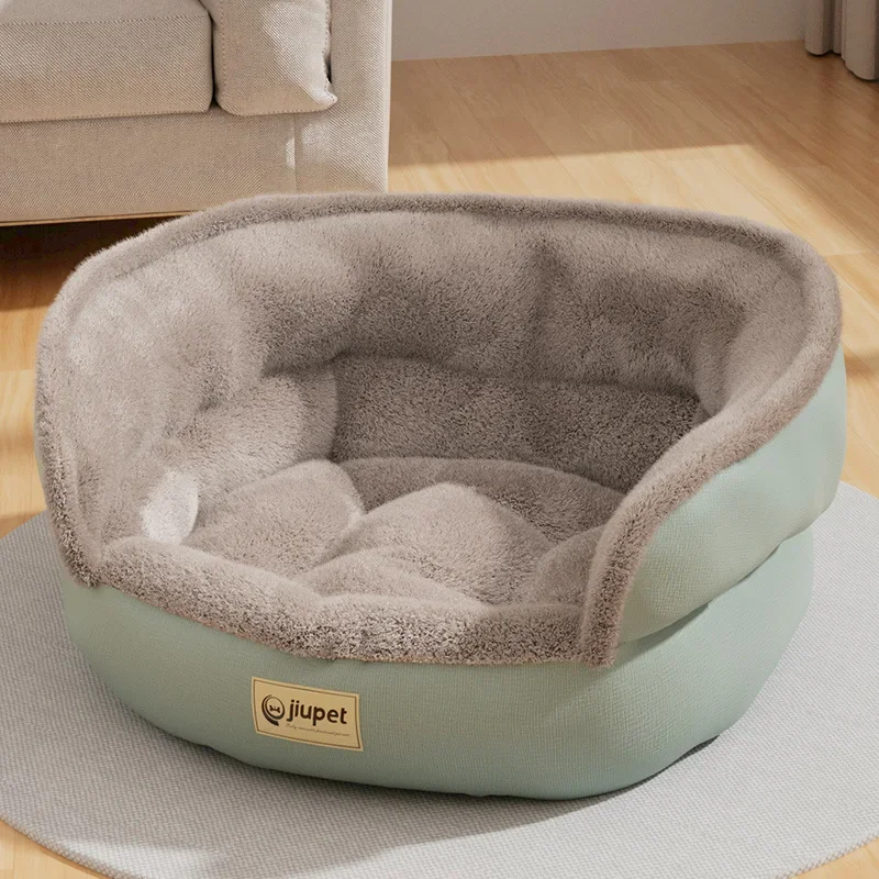 Imagem -05 - Four Seasons Universal Pet Bed Sofá-cama para Cachorro Engroçado Mais Veludo Tapete Ninho Gato Quente Pet Shop Acessórios para Animais Outono e Inverno