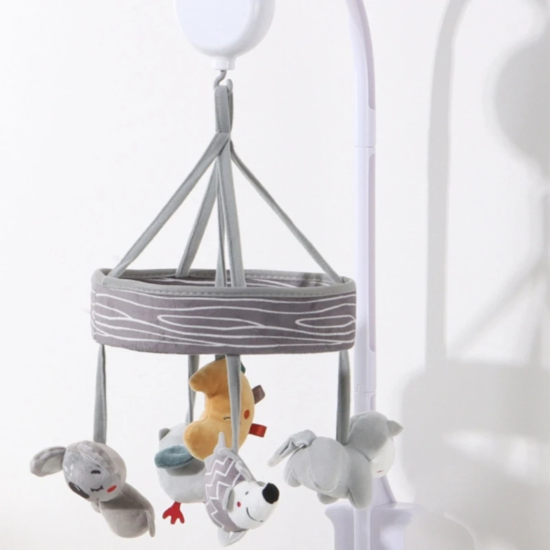 Jouet rotatif pour berceau bébé, Machine Stimulation auditive, lavable, Mobile sûr, 15UB