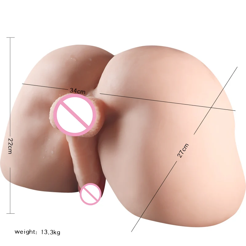 Big ass half body doll for man gay Sex Dolls anus dildo Artificial Penis Male Masturbator sex toys for gay men for couple women