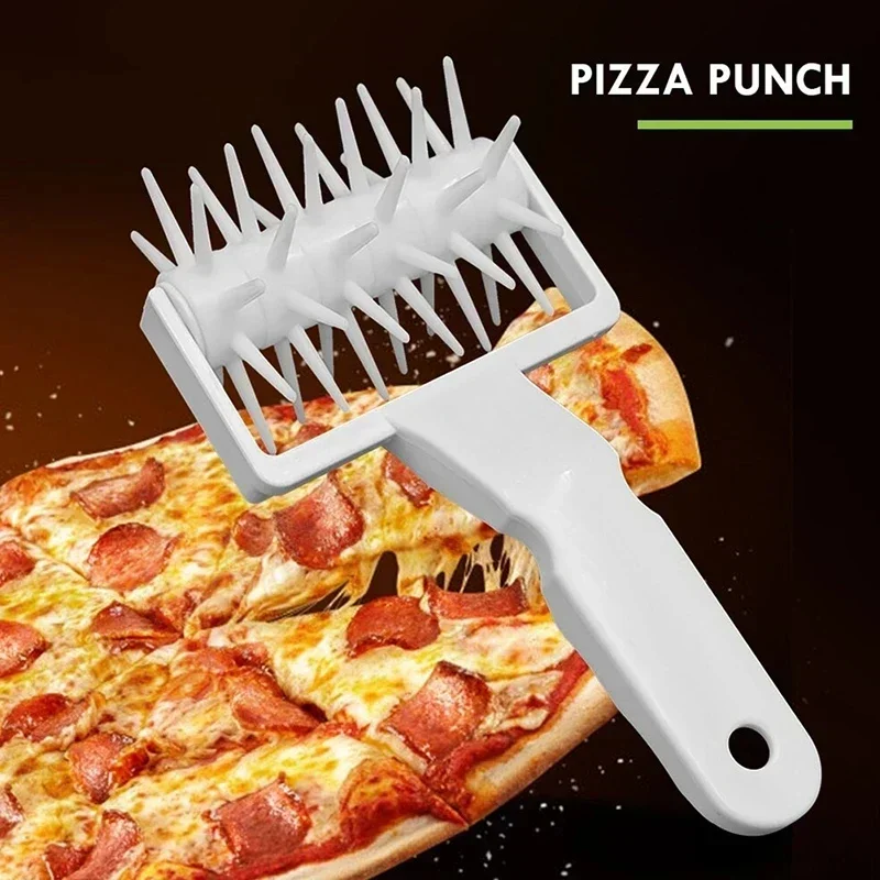 

Pizza Rolling Pin Punch Pastry Roller Pin Biscuit Dough Pie Hole Embossing Dough Roller Lattice Craft Kitchen Bake Cooking Tool