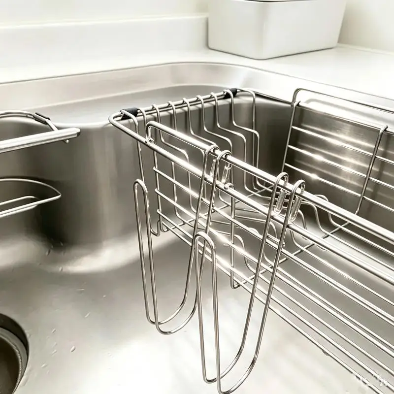 No Drilling Kitchen Hanging Cup Drying Rack Space Saving Storage Organizer with Hooks for Coffee Mugs Water Bottles Bar Counter