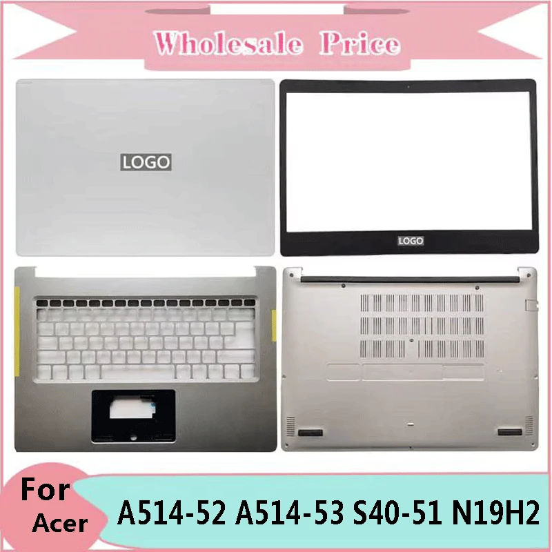 New For Aspire Switch A514-52 A514-53 S40-51 N19H2 Laptop LCD Back Cover Front Bezel Upper Palmrest Bottom Case Keyboard