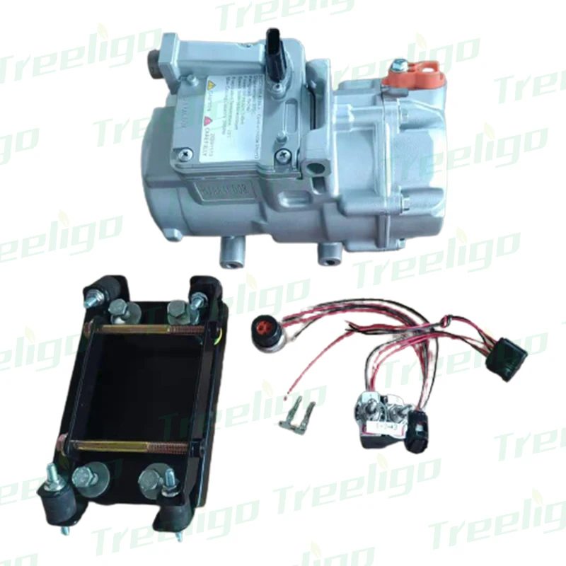 ES37CC300V 3229W 300V 410V Air Conditioning DC Scroll R404 Refrigerated Truck AC Compressor Refrigerated Truck Electric Compress
