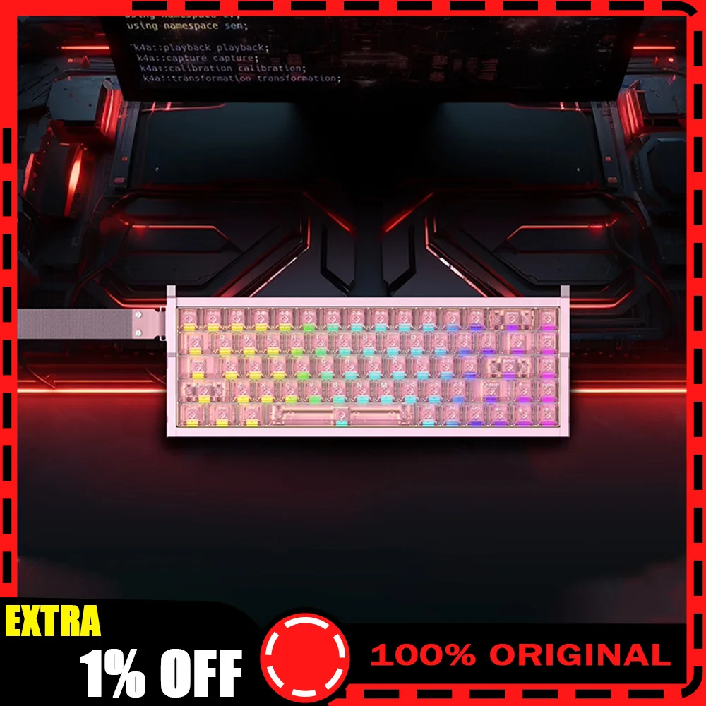 

Irok MG68 Plus Magnetic Switch Keyboard Wired Aluminium Mechanical Keyboard 8000Hz RT0.001mm Gaming keyboards PC Accessories