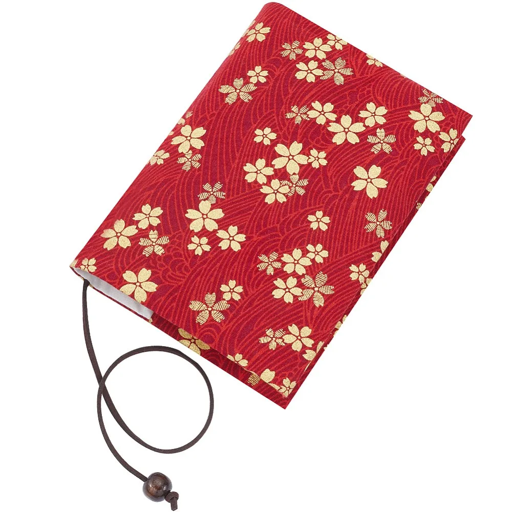 Cloth Book Cover Notebook Wraps Flower 155x115x5mm