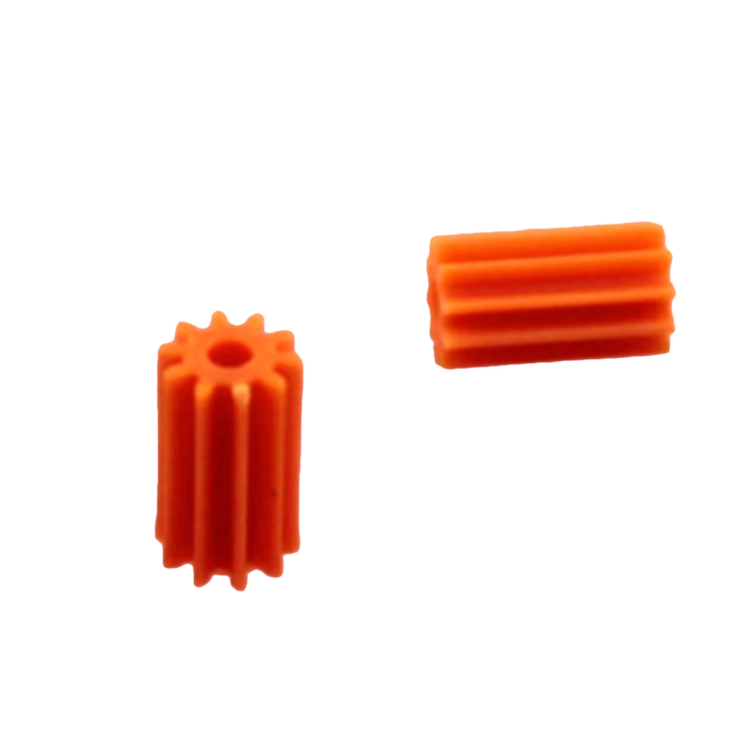 

Plus Long Gear White / Orange 102A Height 10mm Outside Diameter 6mm Toy Model Pinion Gears Plastic Gear Motor Parts Toy