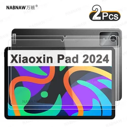 2 szt. Odporne na zarysowania HD zabezpieczenie ekranu szkło hartowane dla Lenovo Xiaoxin Pad 2024 11-calowa folia ochronna powłoka olejowa