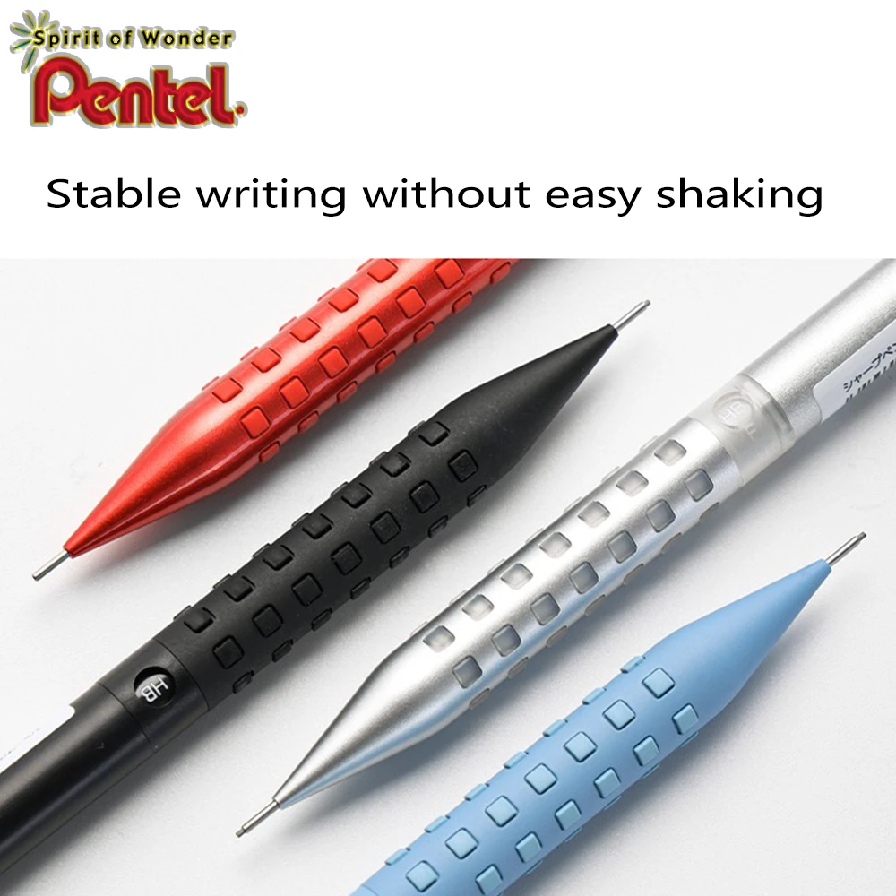 1PC Japan Pentel Limited Metal Smash Mechanical Pencil Q1005 Low Center of Gravity Stationery 0.5mm Cute School Supplies