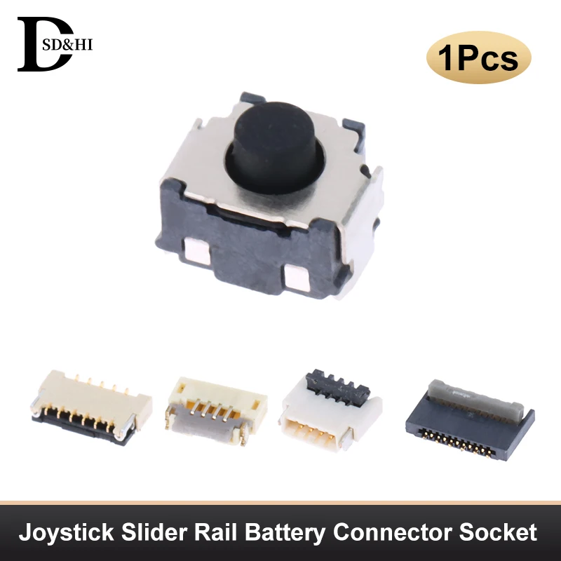 Joystick Slider Rail Battery Connector Socket SL SR L ZR ZL NFC Flex Cable Port Compatible Ninten Switch Joy-Con Console Screen