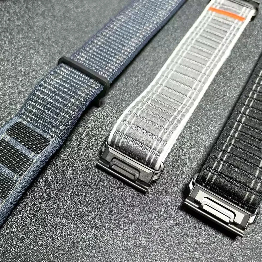 الرياضة النايلون الفرقة ل Garmin غريزة 2X حزام سريعة صالح 22 26 مللي متر الأشرطة Fenix E 8 7 7X Forerunner 965 955 الشمسية S70 S62 سوار #5