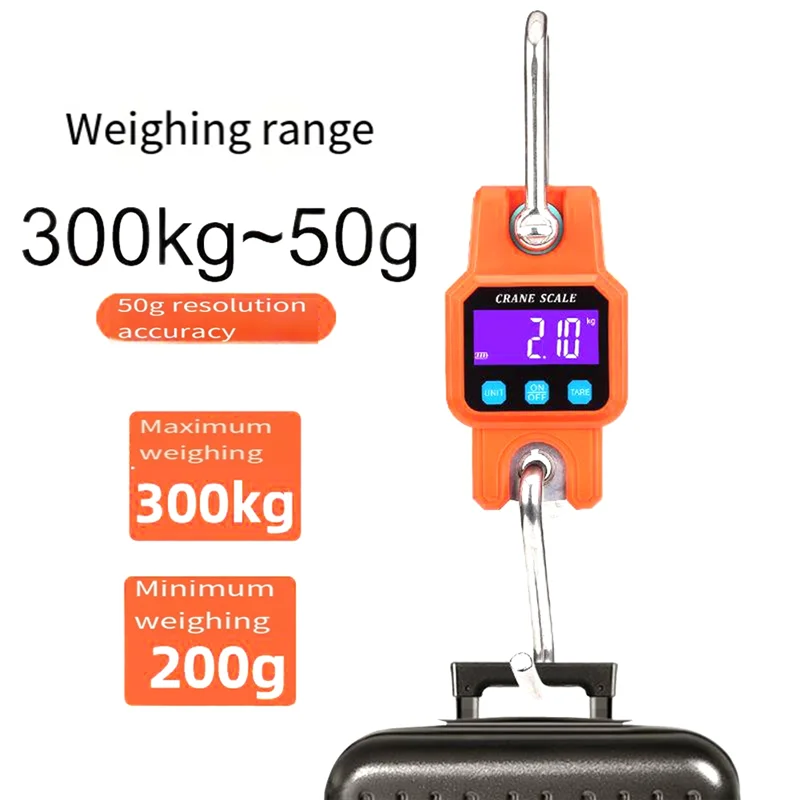

WORTHOWN-C06B 300 кг/50 г портативные электронные весы с крючком для зарядки с Bluetooth мини-подъемные весы для домашнего использования