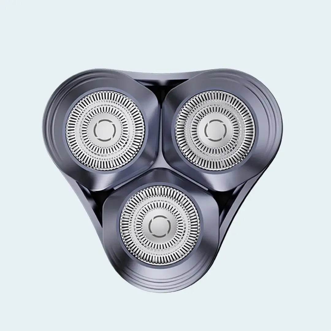 Mijia S302 Electric Shaver Head Magnetic Removal Cutterhead Double Ring Curved Surface Cutter Mesh Shaving Razors 1/2/3pc