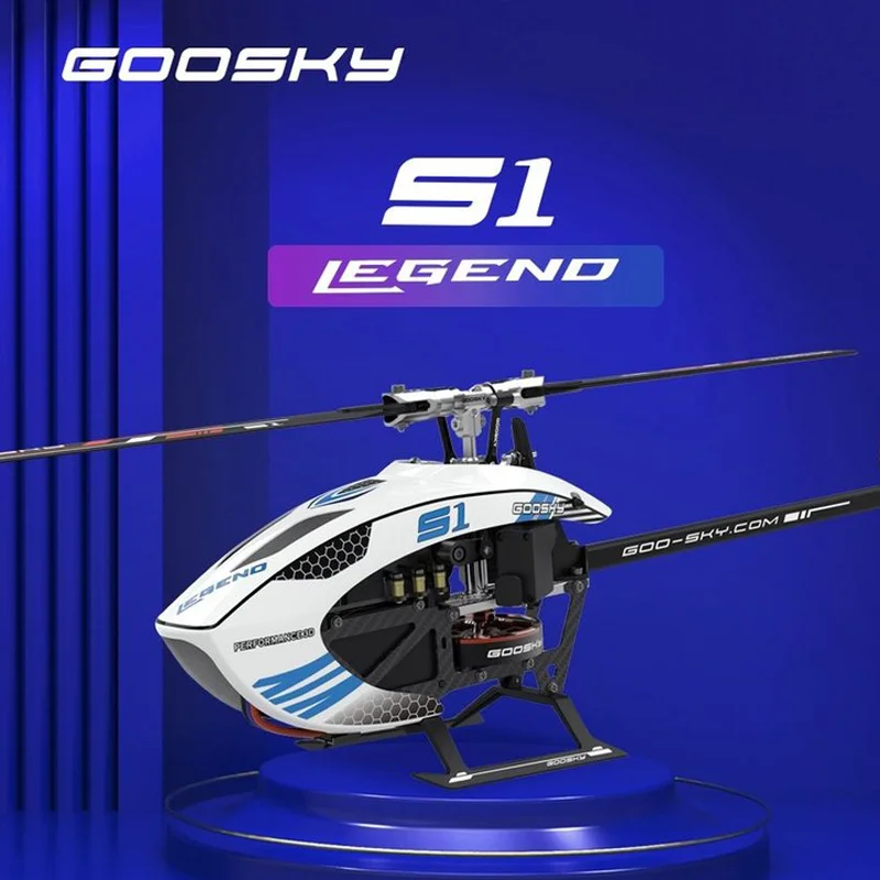 Goosky S1 RC 헬리콥터, 6ch 전문 비행기, RTF 3D 스턴트, 더블 브러시리스 모터, 다이렉트 드라이브, 플라이바리스 성인 장난감 선물